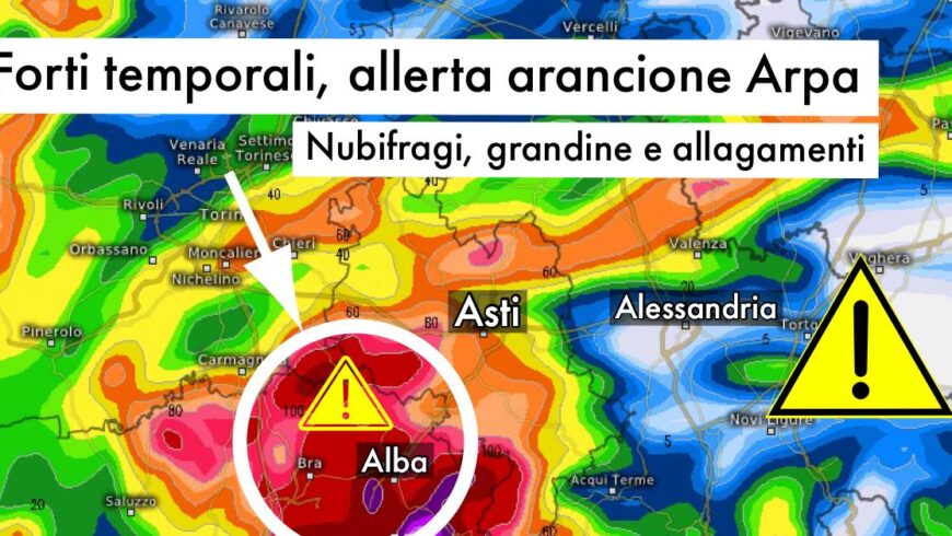 ALLERTA Arpa ARANCIONE per FORTI TEMPORALI & Previsioni Meteo 4 luglio 2020