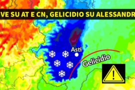 Neve fra Astigiano e Cuneese, gelicidio al confine con la Liguria | Previsioni Meteo 21 gennaio 2021