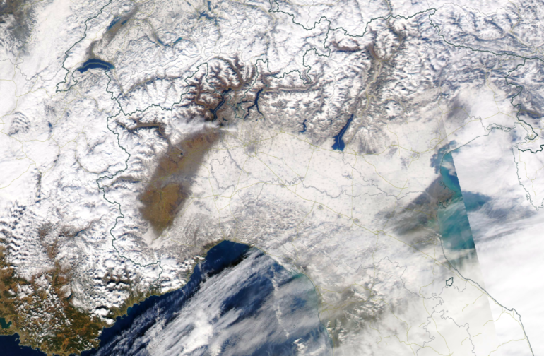 La storica ondata di gelo e neve del marzo 2005