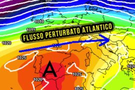 [Meteo medio termine] Ancora flussi perturbati a nord delle Alpi