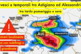 Rovesci e temporali verso sera tra Astigiano ed Alessandrino | Previsioni Meteo 11 luglio 2020