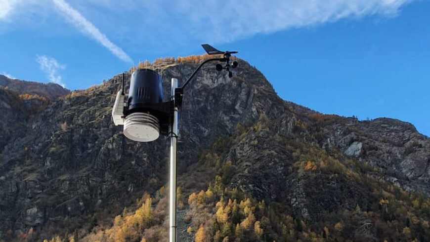 La prima stazione meteo in Valle d’Aosta: Antey-Saint-André fraz. Nuarsaz