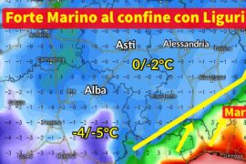 Peggiora con forti venti di marino al confine con la Liguria | Previsioni Meteo 20 gennaio 2021