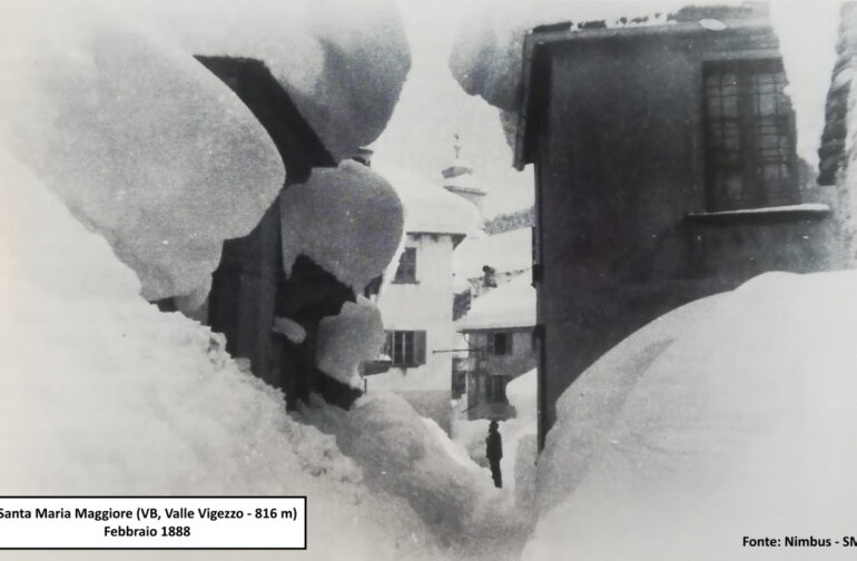Le nevicate record e le terribili valanghe del febbraio 1888 sulle Alpi