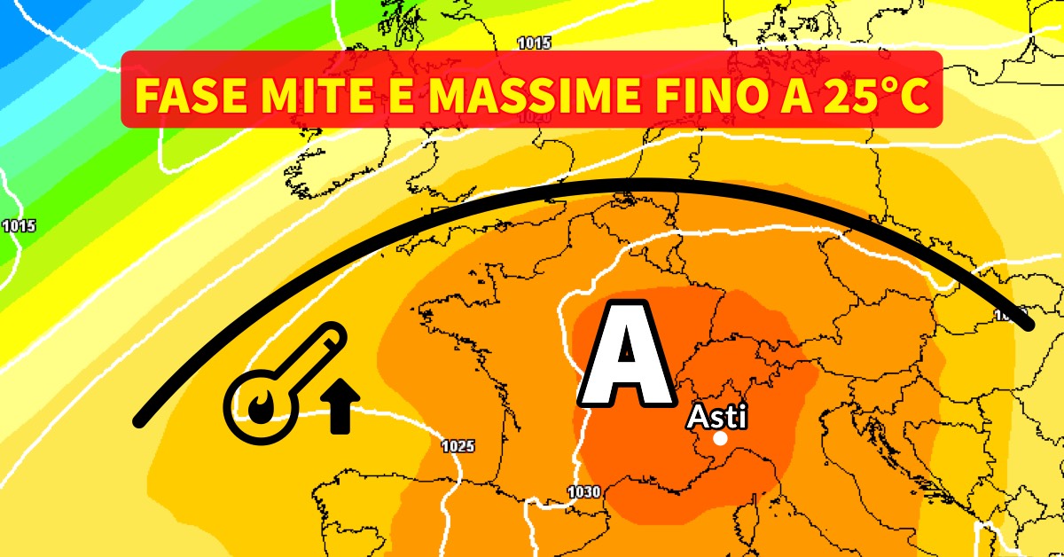 [Meteo medio termine] Anticiclone africano e i primi +25°C della stagione