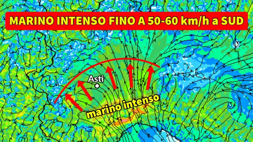Venti di marino fino a 50-60 km/h a sud e lieve instabilità a NW | Previsioni Meteo 21 giugno 2021