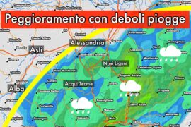 Più grigio e debole peggioramento del tempo | Previsioni Meteo 8 novembre 2021