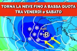 [Meteo medio termine] E se vi dicessimo che tra venerdì sera e sabato notte potrebbe nevicare?