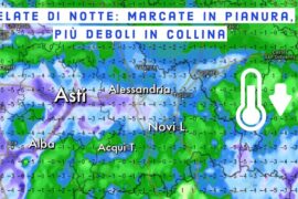 Gelate diffuse con minime fino a -7/-8°C sui fondovalle | Previsioni Meteo 7 marzo 2022