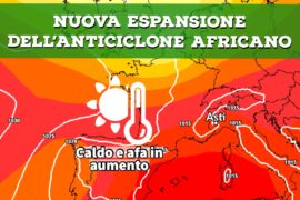 [Meteo medio termine] Caldo e afa in aumento, torna l’anticiclone africano!