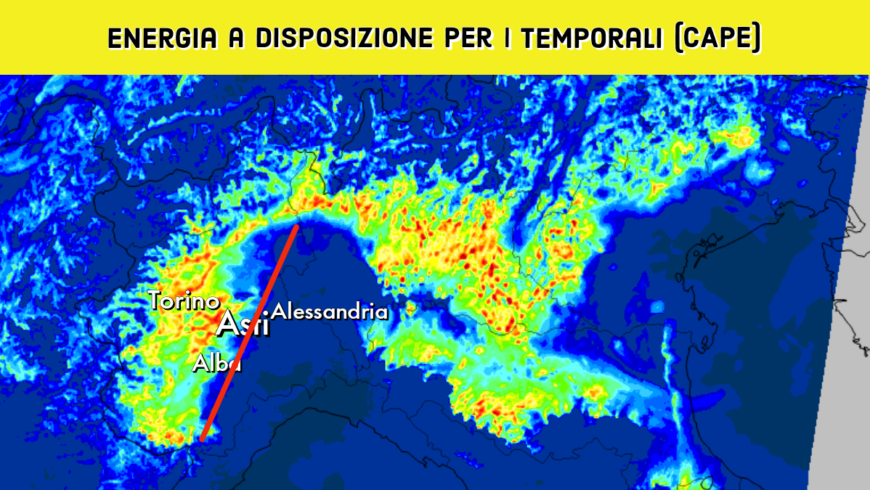 Temporali verso sera su Langhe, Roero ed Astigiano | Previsioni Meteo 7 maggio 2023
