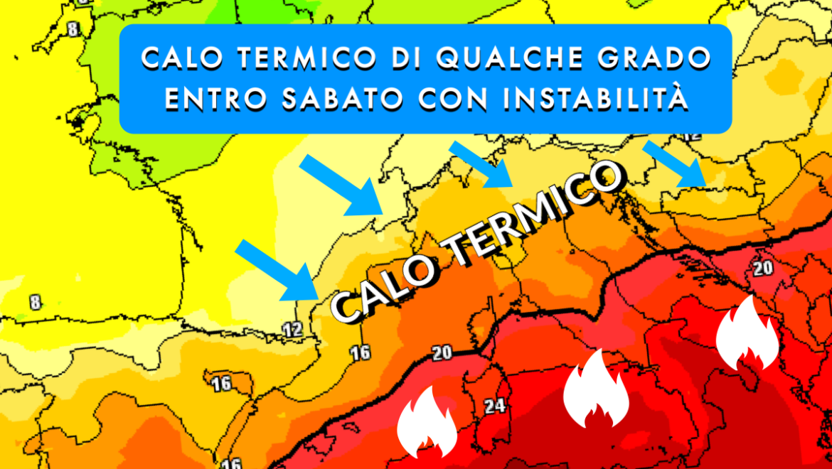 [Meteo medio termine] Lieve instabilità prima e nuova risalita termica da domenica prima dei temporali