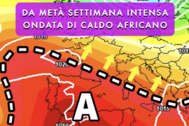 [Meteo medio termine] Ultimo fresco prima del ritorno dell’anticiclone africano bollente