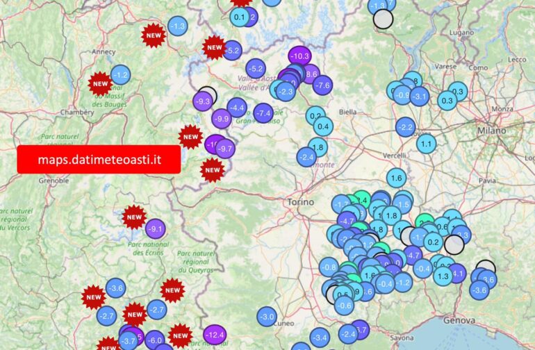 Wave 1 – 24 stazioni meteo tra Francia e Svizzera