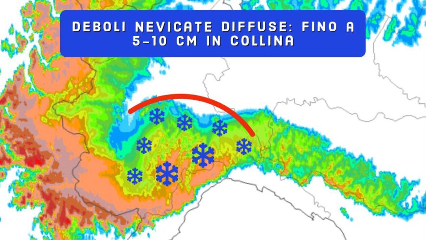 L’Immacolata porta la neve fino in pianura | Previsioni Meteo 8 dicembre 2023