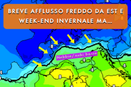 [Meteo medio termine] Afflusso freddo da est ma si prepara l’ennesima fase calda in quota