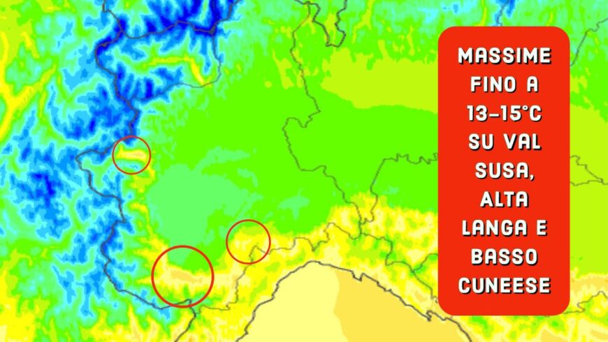 Nebbioso al mattino e mite di giorno su Alta Langa | Previsioni Meteo 18 gennaio 2024