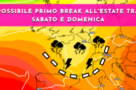 [Meteo medio termine] Calo delle temperature e occasione per temporali anche in pianura