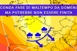 [Meteo medio termine] Nuovo maltempo da domenica e potrebbe non essere finita