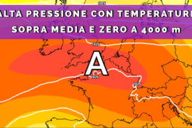 [Meteo medio termine] Torna l’alta pressione con temperature miti e stabilità