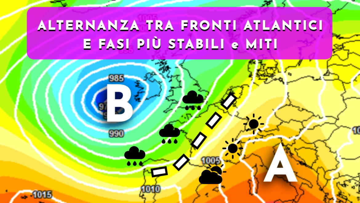 [Meteo medio termine] Week-end più stabile ma nuovo maltempo da lunedì