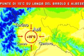 Temporali all’alba su Alessandrino, poi sole e 15°C sulle Langhe | Previsioni Meteo 28 gennaio 2025