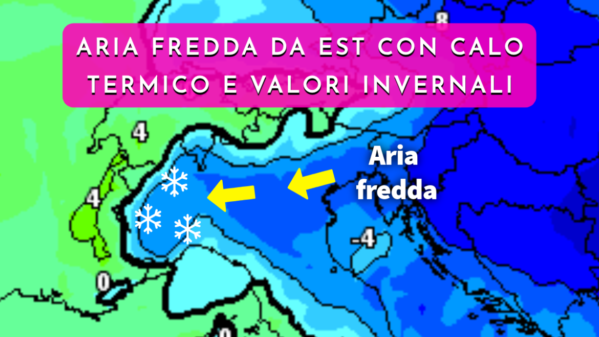 [Meteo medio termine] Ingresso di aria artica da est martedì, poi tornano le piogge?