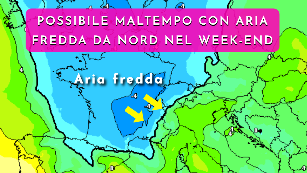 [Meteo medio termine] Settimana di tempo via via più stabile e mite, possibile maltempo da sabato