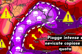 [Meteo medio termine] Da domenica potrebbe aprirsi un periodo ricco di piogge e neve in montagna
