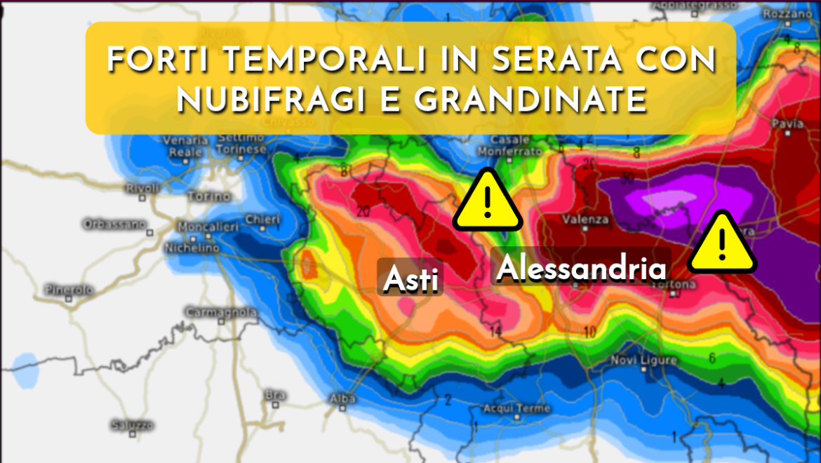 Forti temporali con nubifragi e grandinate fra tardo pomeriggio e sera | Previsioni Meteo 21 giugno 2025