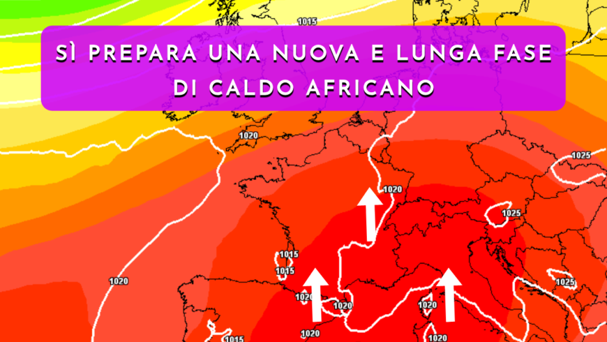 Torna l’alta pressione africana: caldo, afa in aumento e valori fino a 35°C